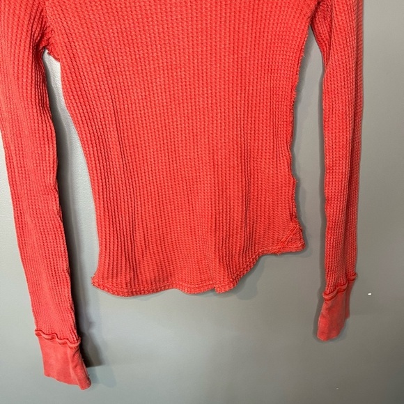 Free People x We The Free Roll With It Thermal Orange Red - Picture 5 of 9